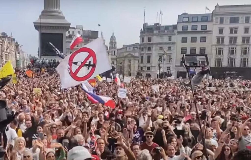 World-Wide Rally For Freedom - London, July 24, 2021.